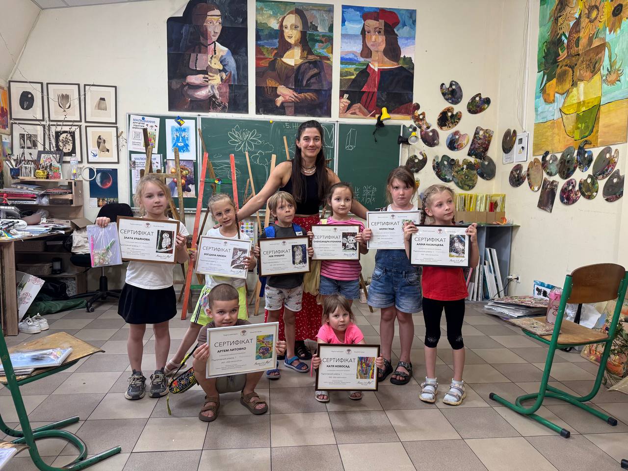 Роботи учнів художньої студії Visual Art Center