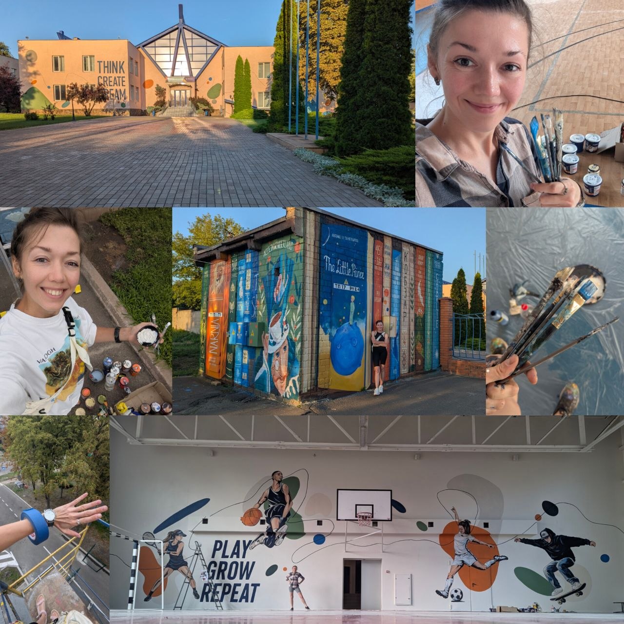 Анастасія Щербак за роботою у студії Visual Art Center